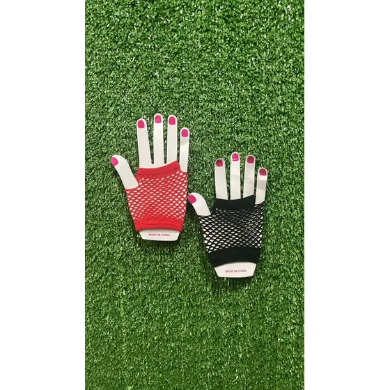 Accesorios- Guantes De Malla Corto Y Largo, Talla Única.