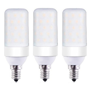 3piezas Bombilla Led Tipo Mazorca Candelabro Lámpara E12-12w 3piezas Bombilla Led Tipo Mazorca Candelabro Lámpara E12-12w