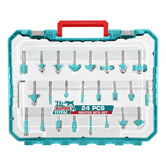 Set De Puntas Para Ruteadora 06mm 24pcs - Tacsr12408