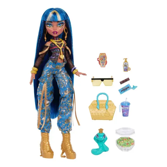 Cleo De Nile de Monster High con su mascota Hissette | Cuotas sin interés