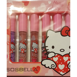 Kit Lipgloss Sosbella Kitty 6 Piezas Kit Lipgloss Sosbella Kitty 6 Piezas