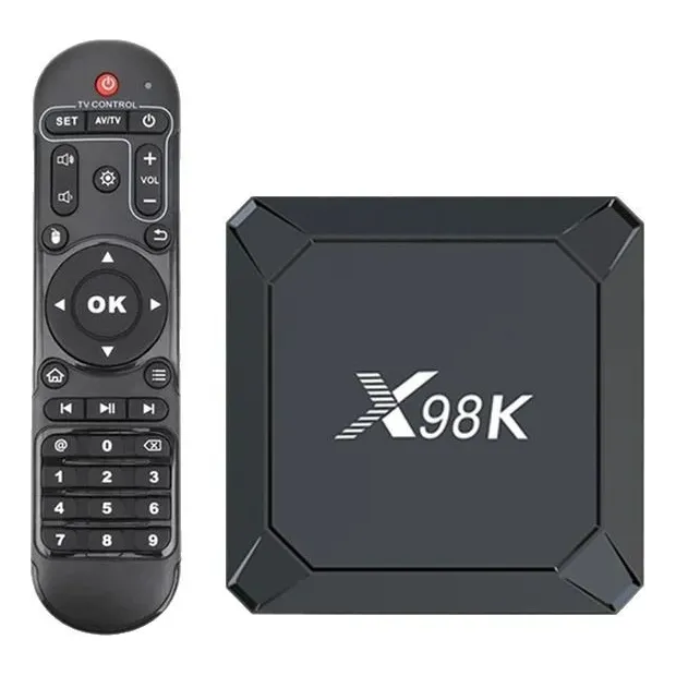 Android 8k Streaming Tv Box Wifi6 Dispositivo Bluetooth 4+32 Color Negro Tipo De Control Remoto De Voz