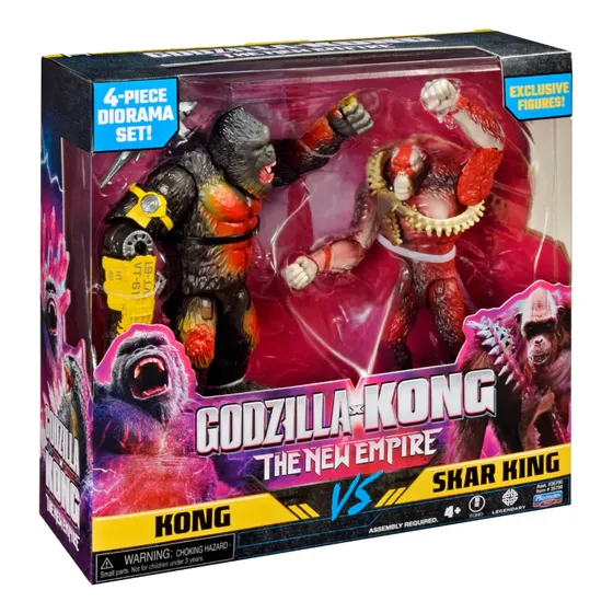 Godzilla X Kong El Nuevo Imperio Kong  Vs  Skar  King
