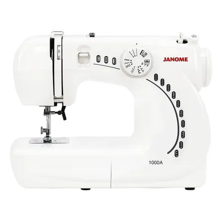 Máquina De Coser Recta Janome 1000a Portable Color Blanco