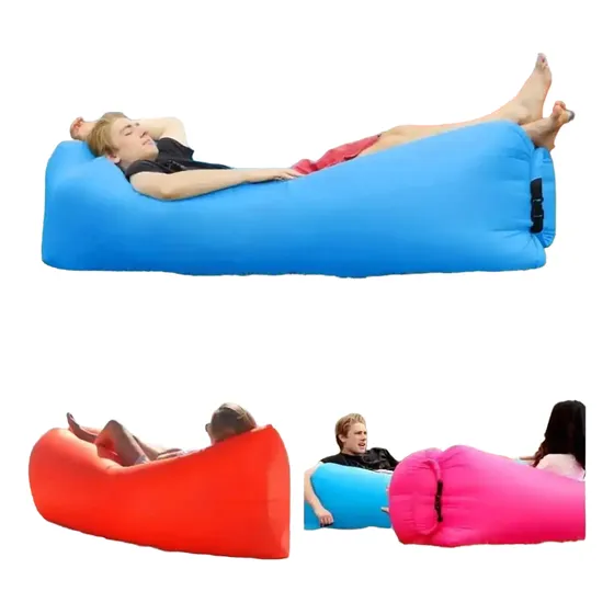 Cómodo Y Decorativo Sofá Inflable. Exteriores E Interiores 