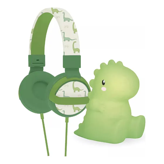 Kit De Regalo Para Niños Audifonos + Luz Para Mesa De Noche