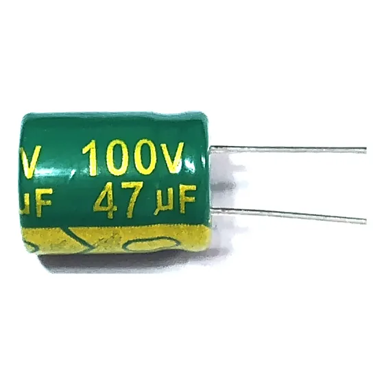 50x Capacitor Eletrolítico 47uf X 100v 105°  50 Peças