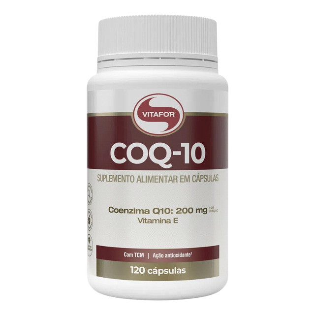 Coenzima Coq10 Vitafor 200mg/dose 120 Cápsulas Vitafor Coenzima Coq10 Vitafor 200mg/dose 120 Cápsulas Vitafor