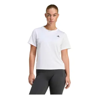 Adidas Camiseta Feminina Gola Careca Workout Essentials adidas White Sem Desenho