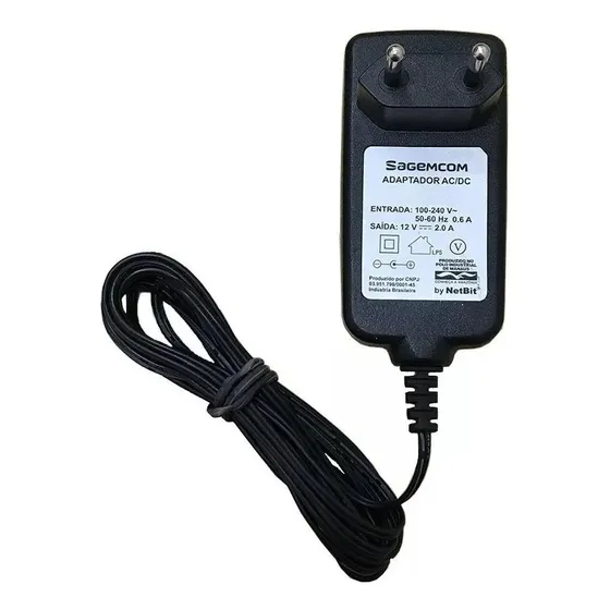 Carregador Para Notebook Multilaser Legacy Book Pc310 12v 2a