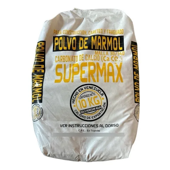 Polvo De Marmol Saco De 10kg Marca Supermax
