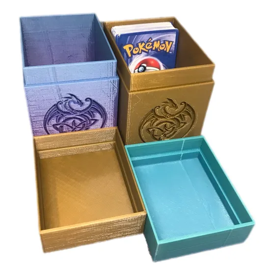 Porta Mazos Para Tcg Cartas Mitos, Pokemon, Magic, Etc