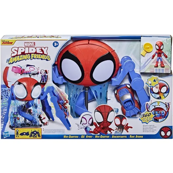 Spidey And His Amazing Friends  Playset Aracnocuartel