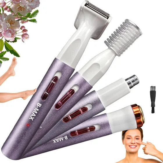 Depilação Completa E Suave 4 Em 1 Aparelho Feminino Premium