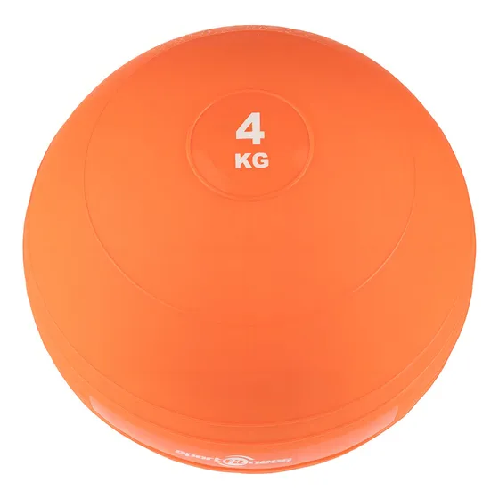 Balon Peso Pelota Medicinal 4 Kg Gymball Ejercicio Gimnasio Color Naranja Oscuro