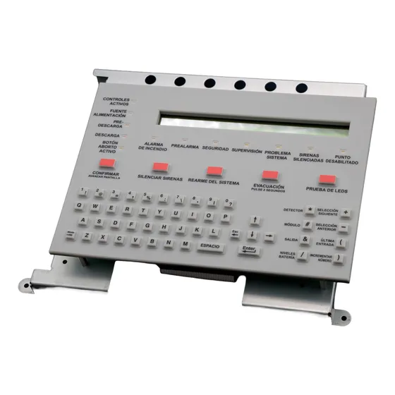 Teclado Para Panel Cpu2-640-sp Y Nfs-320-sp De Notifier  Es