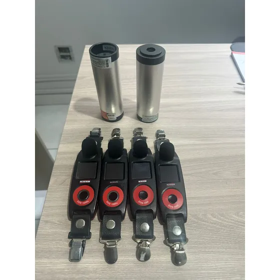 Kit 4 Dosímetro Digital Dos-1000 +  2 Calibrador De Ruído