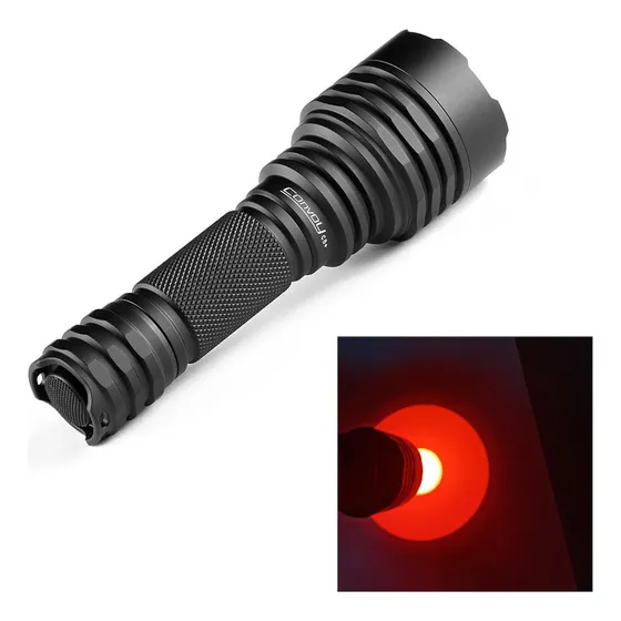 Linterna Convoy C8+ Luz Roja + Batería 3500mah Liitokala