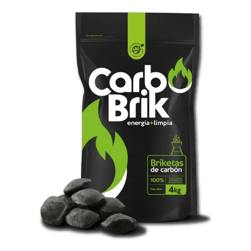 Briquetas De Carbón Ecológicas Asados Parrillas Barriles 4kg