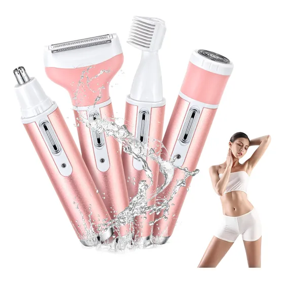 Depiladora Eléctrica Depiladora Facial Depiladora Para Mujer Recargable 4 En 1 Maquina Depiladora Bikini Electricas Arranca Vello Sin Dolor Depiladora Yes Elimina Vello Corporal Y Cejas