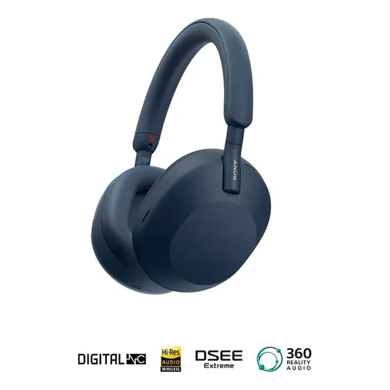 Auriculares inalámbricos Sony 1000X-Series WH-1000XM5 YY2954 azul | Cuotas sin interés