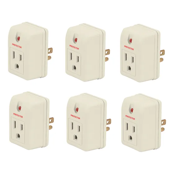 Caja 6 Pzas Adaptador Supresor Voltaje Ad-270