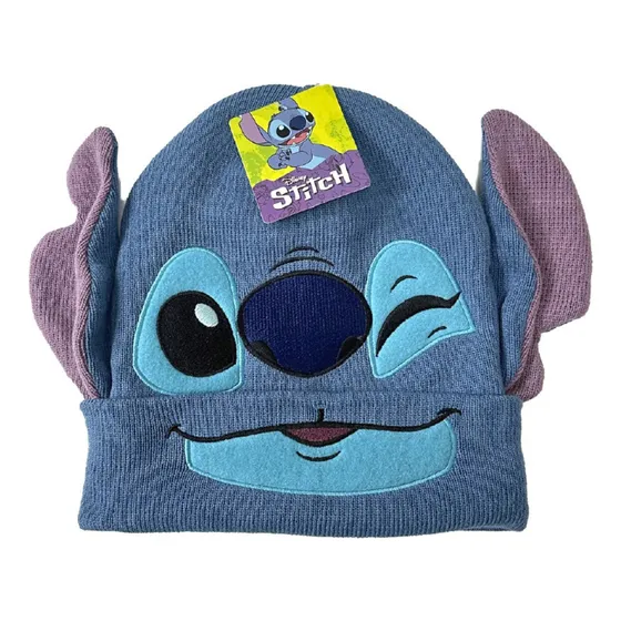 Gorro De Lana Stitch Con Forma Infantil Oficial Original