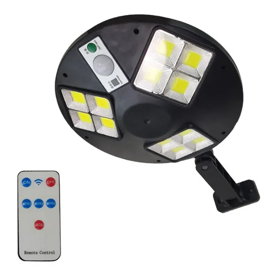 Luminaria Solar Controle Remoto Sem Frio Sensor Proximidade