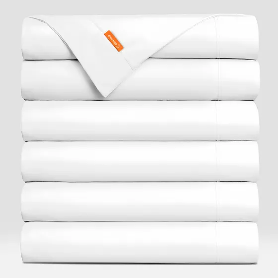 Sabanas Planas Dreamlab, Tamaño Individual, Color Blanco, 6 Piezas