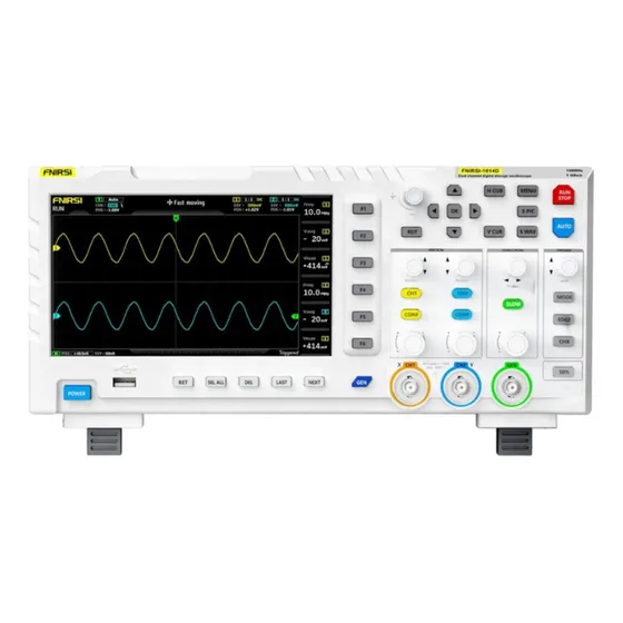 Osciloscopio Digital Fnirsi 1014d 2 Canales 100mhz Color Blanco