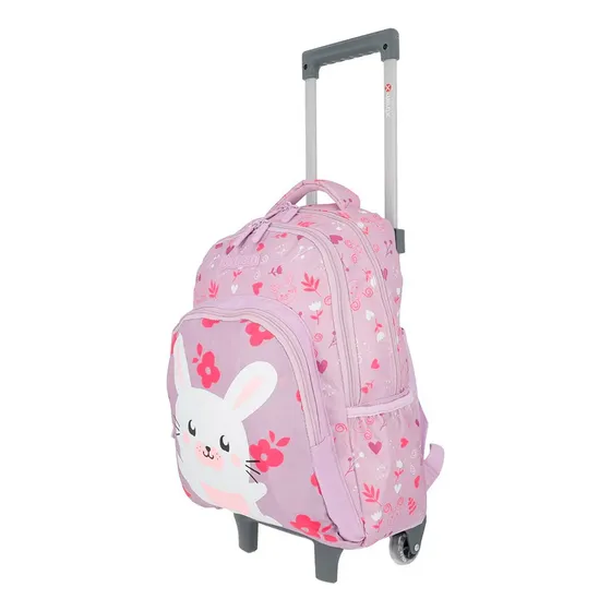 Mochila Con Ruedas Xtrem Lincoln 4xt Lila Rabbit