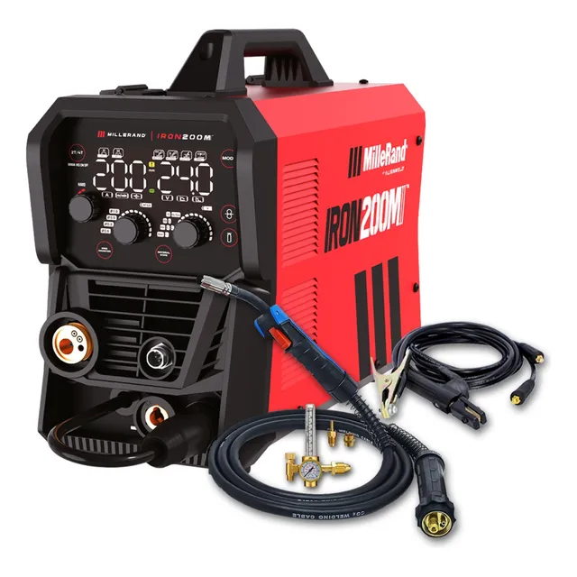 Máquina De Soldar Mig 200a Multiproceso Millerand Iron220m