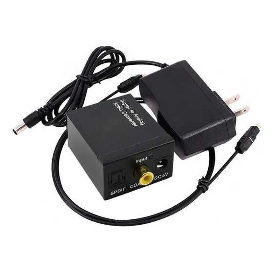 Convertidor Audio Digital Optica Toshlink Analogo Rca Plug