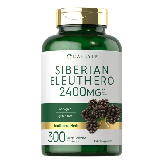 Suplemento Carlyle Siberian Eleuthero 2400 Mg 300 Cápsulas