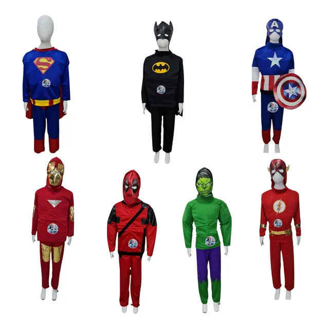 Disfraz Super Heroes Niño-disfraces De Super Héroes , Villanos , Dc , Marvel