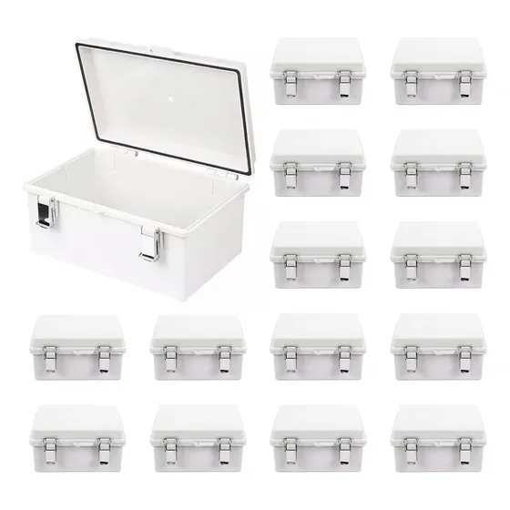 15 Gabinetes Nema Plastico Uso Intemperie 17x22x11 Cm Broche