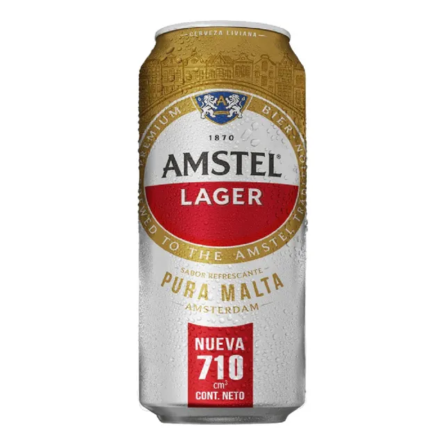 Cerveza Lager Amstel 710 Ml.