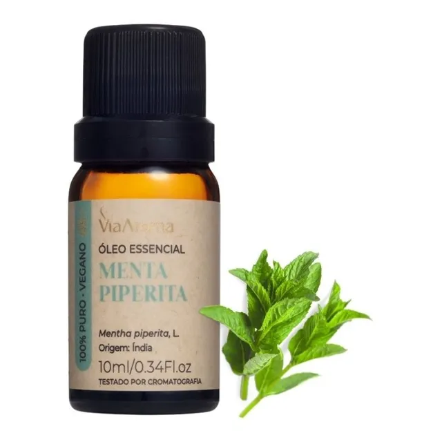 Óleo Essencial Hortelã-pimenta 10 Ml Via Aroma
