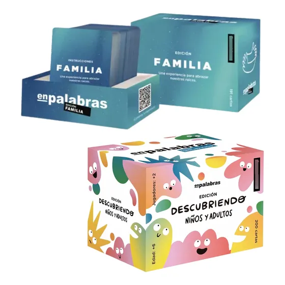 Combo Juego De Cartas: Descubriendo + Familia | En Palabras