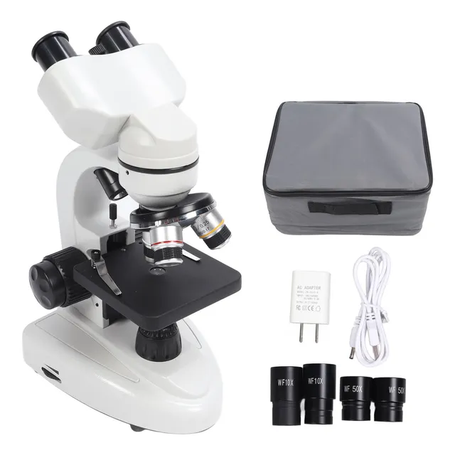 Kit De Microscopio Binocular Profesional 40x-5000x