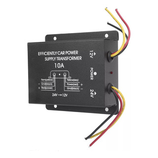 Transformador 10a Dc Convertidor De Corriente 24v A 12v Volt Transformador 10a Dc Convertidor De Corriente 24v A 12v Volt