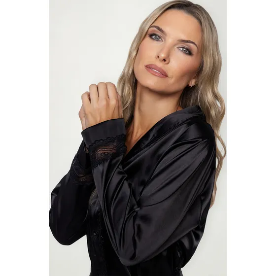 Pijama De Raso Invierno So Stylish De So Pink 11756