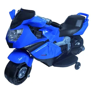 Moto Infantil Azul Elétrica Luzes Som Frente Ré 6v Inmetro Moto Infantil Azul Elétrica Luzes Som Frente Ré 6v Inmetro