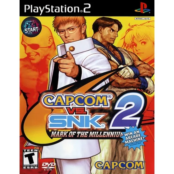 Capcom Vs Snk 2 Mark Of The Millennium 2001 - Ps2