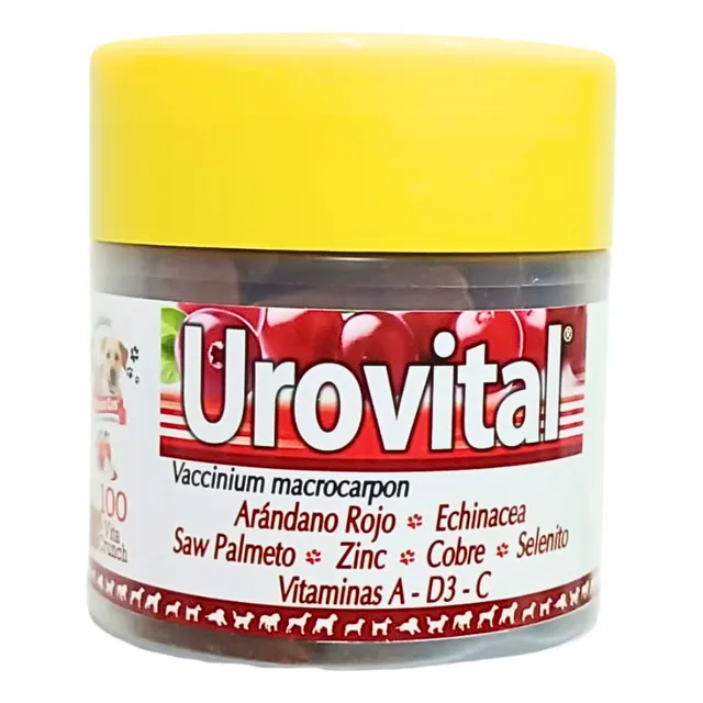 Urovital Vita Crunch Afecciones Urinarias Mascotas X 100