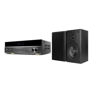 Set Hs Receiver 5.2 + Parlantes Bookshelf Set Hs Receiver 5.2 + Parlantes Bookshelf
