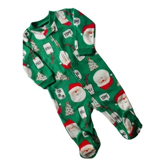 Pijama De Navidad Para Bebe, Unisex, Marca: Simple Joys 