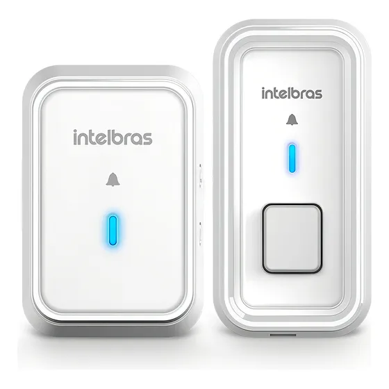 CAMPAINHA SEM FIO INTELBRAS CIB101 COM BATERIA - 4522001 BRANCO 127/220V