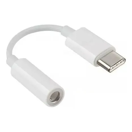 Adaptador Audífonos Tipo C Microfono Qatarshop Jack 3.5 Usb