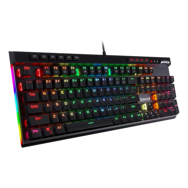Teclado Mecánico Para Juegos Redragon K580 Vata Rgb Led